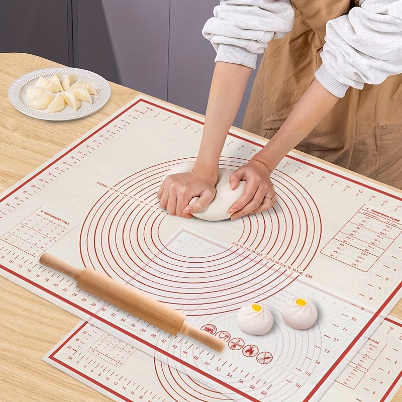 Mesurer la pâte antidérapante sur le plan de travail de la cuisine